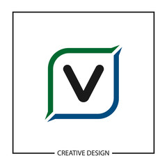 Initial Letter V Logo Template Vector Design