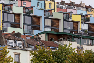 Fototapeta na wymiar Terraced housing Bristol 10