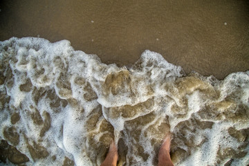 wave on the beach