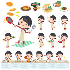 school girl Red jersey_Action