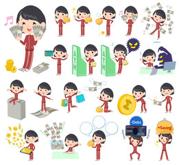 school girl Red jersey_money