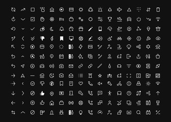 Transportation line icons set ui app and website Icon set ride, ride sharing, taxi cab,   food delivery, transportation network company, Mobile app, website
