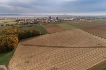 Fototapeta na wymiar Luftaufnahme Schöckingen in Baden Württemberg