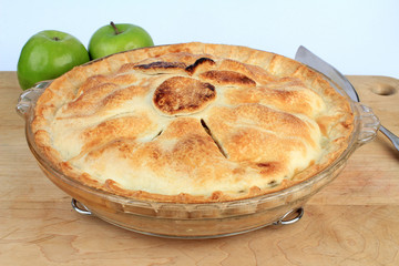 Apple Pie on Cooling Rack