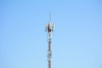 Obraz premium Telecommunication tower Antenna
