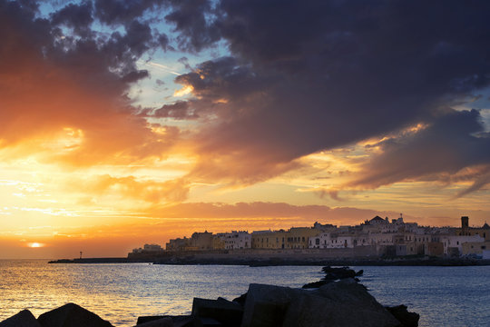 Gallipoli tramonto dalla giudecca
