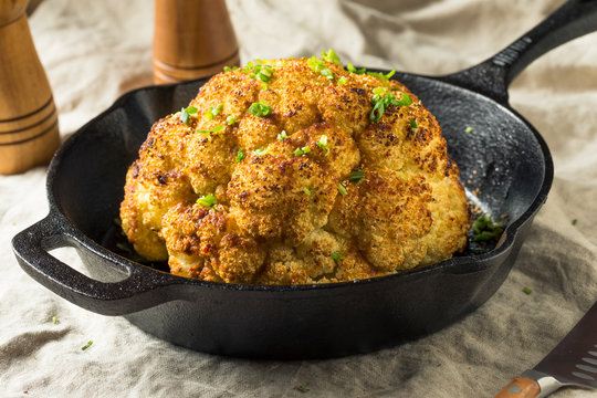 Homemade Whole Roasted Cauliflower