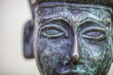 Melqart bronze figurine closeup