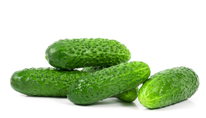 cucumber on white background