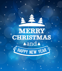 Christmas vintage greeting card.