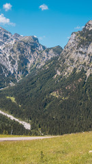 Smartphone HD wallpaper of beautiful alpine view at Zwoelferkopf summit - Achensee - Pertisau - Austria