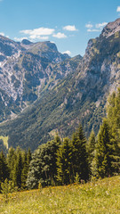 Smartphone HD wallpaper of beautiful alpine view at Zwoelferkopf summit - Achensee - Pertisau - Austria