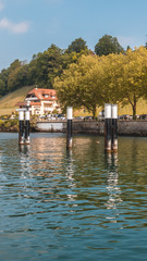 Smartphone HD wallpaper of beautiful view at the Mainau island - Bodensee - Bavaria - Germany