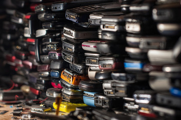 Many old mobile phones are technologically outdated