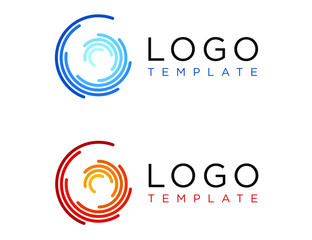 Biometric identification technology of a person's face. authentication of the reflected radiation of an electromagnetic wave of high frequency. Vector logo or button isolated on white background. 