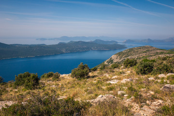 Fototapeta na wymiar Coast of Croatia near Dubrovnik, Dalmatia, Croatia