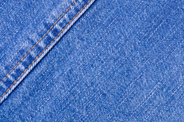 Blue jeans material fabric texture fashion seam fittings macro blur background