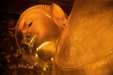The largest the reclining Buddha were built in 1832 represents the entry of Buddha into Nirvana and...