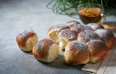 Homemade challah bread. Traditional bread