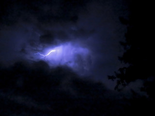 Fototapeta na wymiar lightning