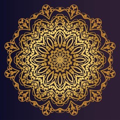 Oriental mandala. Vintage decorative elements. Vector illustration. It is super brilliant vector illustration