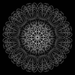 Vector Floral mandala. Vintage decorative elements. Vector illustration