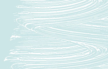 Grunge texture. Distress blue rough trace. Cool ba