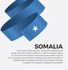 Somalia flag for decorative.Vector background