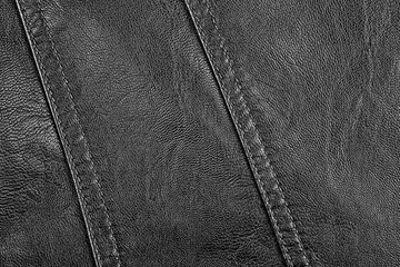 Black leather texture background