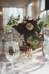 Wedding table decoration