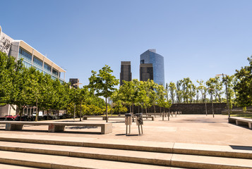 modern park in Puerto Madero