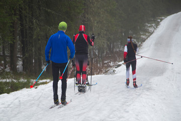Cross Country Ski Race 