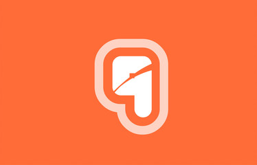 alphabet letter q logo company icon design