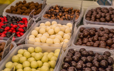 Chocolate, Candy, Cupcakes and sweet treats at the Perugia, Umbria italy Chocolate Festival 2018