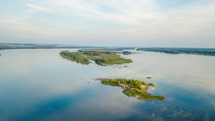 River boat and forest