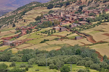 Naklejka premium Village in Morocco