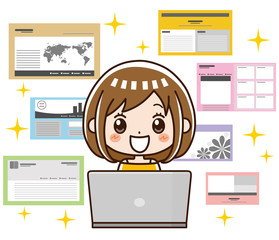 webデザイナー　女性