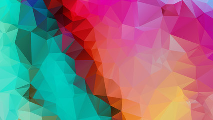 Abstract Color Polygon Background Design, Abstract Geometric Origami Style With Gradient