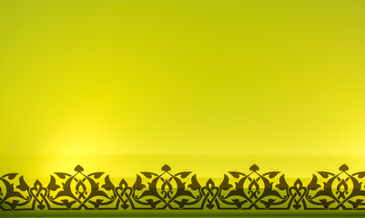 Floral art pattern example of the Ottoman time
