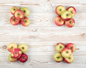 Red and Green Soft Apples Ready for Juice Produce