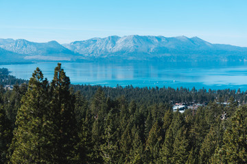 Fototapeta na wymiar Beautiful Views of Lake Tahoe