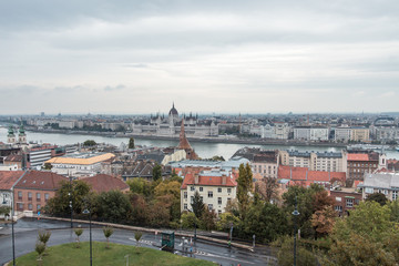 Fototapeta na wymiar Vista da cidade de Budapeste