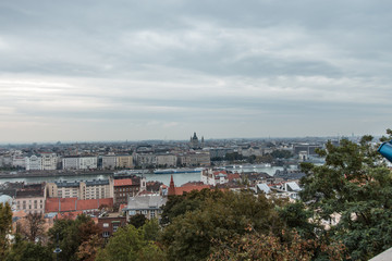 Fototapeta na wymiar Vista da cidade de Budapeste