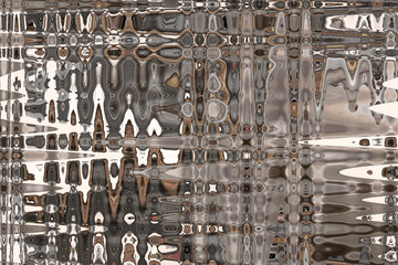 Neutral Colored Artistic Abstract Background of Steel Grey, Chocolate Brown, and White in Warm and...