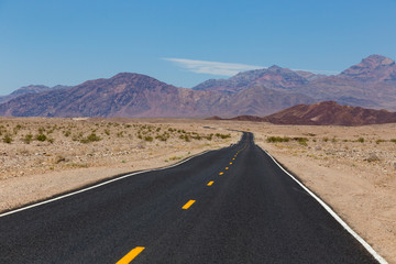Road through Death Valley USA