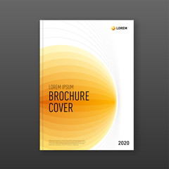 Fototapeta premium Annual report cover design template for business