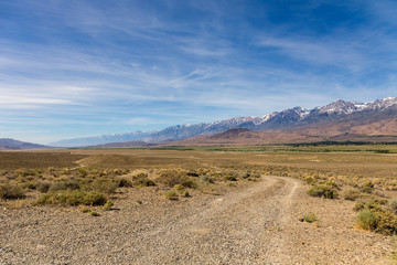 Scenic view in Mammoth Lakes Area USA