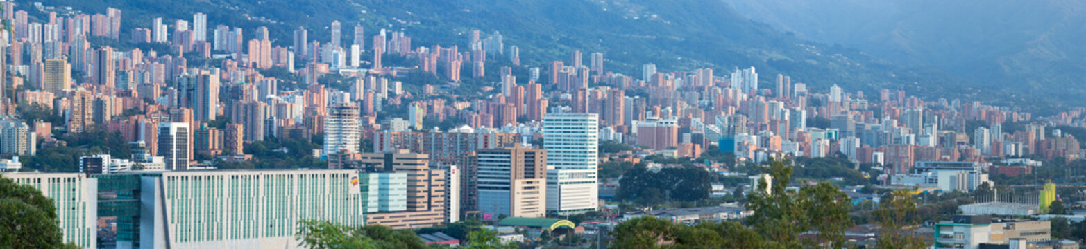 Cityscape of Medellin, Colombia