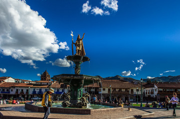 Fototapeta premium Plaza de Armas of Cusco