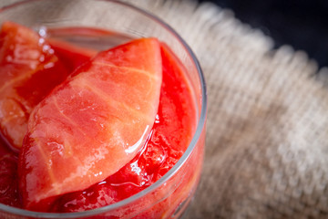 Brazilian homemade dessert AKA goiabada with cheese. Very traditional combination.